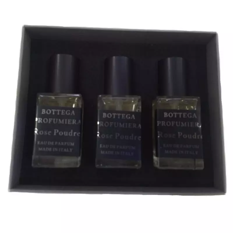 scentube Bottega-Profumiera-Rose-Poudre-Eau-De-Parfum-3X-15ml-Set-For-Women